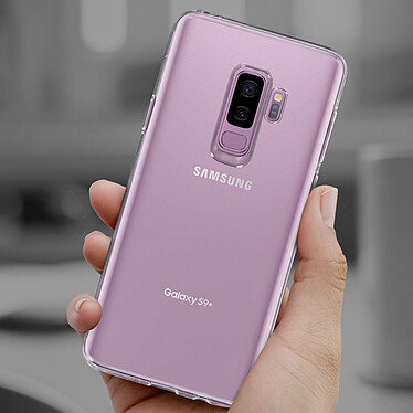 Avis Avizar Coque Samsung Galaxy S9 Plus Souple et Film Verre Trempé Dureté 9H Contour noir