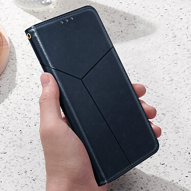 Avizar Etui Clapet pour Honor 200 Pro Portefeuille Support Vidéo Bleu Nuit pas cher