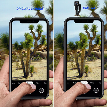 Clappio Caméra Arrière Apple iPhone 11 Module Capteur Photo Compatible et Nappe pas cher