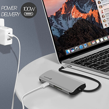 Acheter Swissten Hub USB-C 6 en 1 3x USB 1x USB-C Power Delivery 100W Entrée SD Micro-SD .