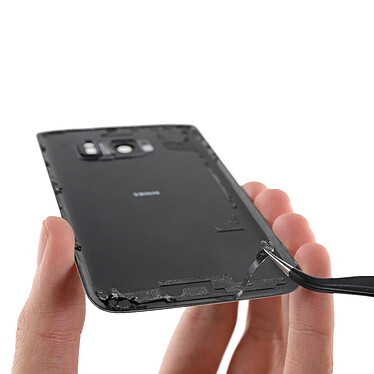 Avizar Adhésif Samsung Galaxy S7 Edge Set Sticker interne vitre arrière caméra pas cher