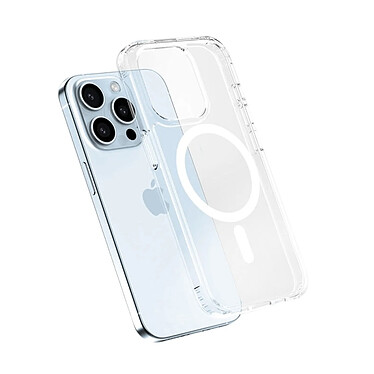 Evetane Coque iPhone 13 Pro Max transparente Motif Compatible Magsafe antichocs pas cher