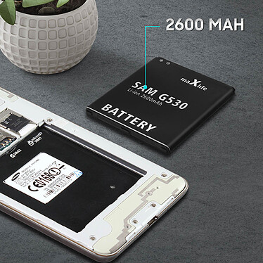 Avizar Batterie Interne Galaxy Grand Prime 2600mAh Pièce Remplacement Compatible Noir pas cher