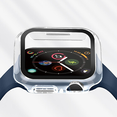 Avizar Coque Apple Watch Serie 7 (41mm) Rigide Finition Soft-touch Enkay transparent pas cher