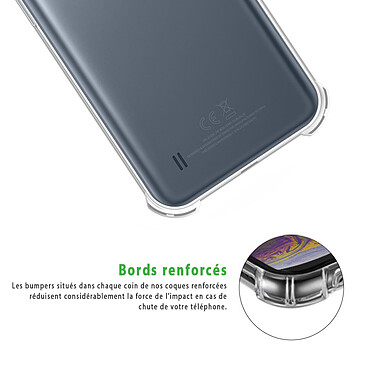 Evetane Coque Samsung Galaxy A10 Antichocs Silicone + 2 Vitres en Verre Trempé Protection écran pas cher
