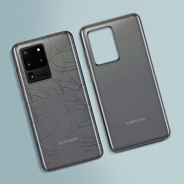 Avis Clappio Cache Batterie pour Samsung Galaxy S20 Ultra Adhésif Intégré Gris