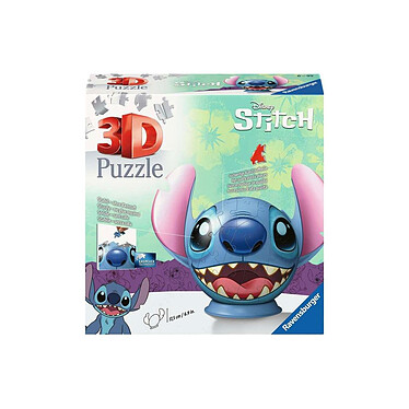 Lilo & Stitch - Puzzle 3D balle avec oreilles Stitch (77 pièces)
