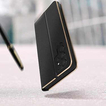 Acheter Forcell Étui pour Samsung Galaxy S22 Ultra Porte-carte Support Vidéo  Luna Book Gold Noir
