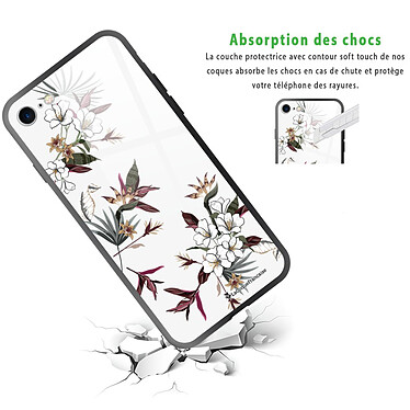 Avis LaCoqueFrançaise Coque iPhone 7/8/ iPhone SE 2020/ 2022 Coque Soft Touch Glossy Fleurs Sauvages Design