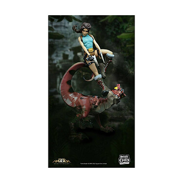 Avis Tomb Raider - Figurine Mini Epics Lara Croft & Raptor 24 cm