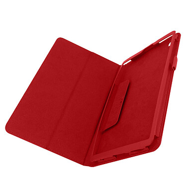 Avizar Étui Samsung Galaxy Tab A7 Lite avec Porte-stylet Clapet Fonction Support Rouge