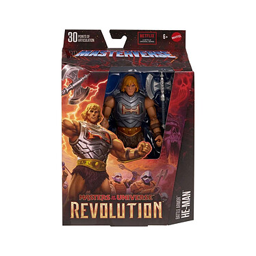 Avis Les Maîtres de l'univers : Revolution Masterverse - Figurine Battle Armor He-Man 18 cm