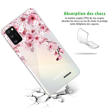 Avis Evetane Coque Samsung Galaxy A41 360 intégrale transparente Motif Cerisier Tendance