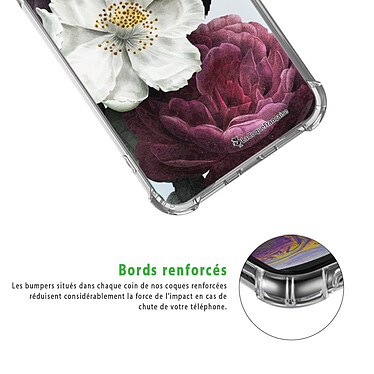Acheter LaCoqueFrançaise Coque Samsung Galaxy A70 anti-choc souple angles renforcés transparente Motif Fleurs roses