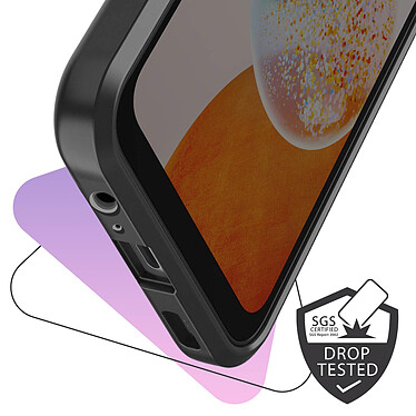 Avis 4smarts Coque pour Samsung A14 5G et 4G Souple Mat Bords Surélevés 3D  Cupertino Noir