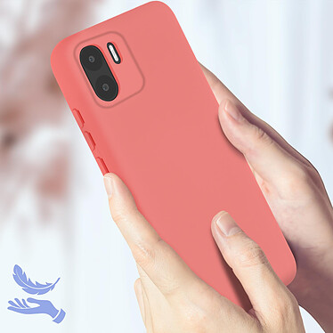 Acheter Avizar Coque pour Xiaomi Redmi A1 et A2 Silicone Semi-rigide Finition Soft-touch Fine  rose