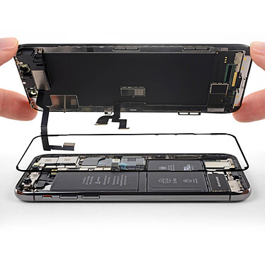 Avis Clappio Autocollant iPhone X Adhésif de Remplacement Écran LCD