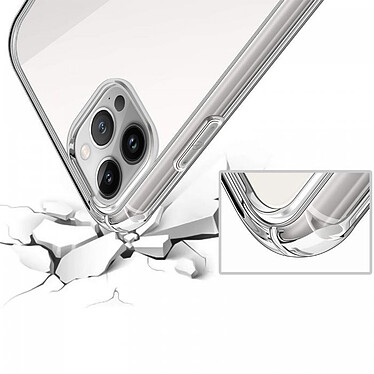 Evetane Coque iPhone 13 Pro Max Antichoc Silicone bords renforcés + 2 Vitres en verre trempé Protection écran pas cher