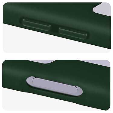 Avizar Coque Samsung A22 Dos Plexiglas Avant Polymère Antichoc Contour vert pas cher
