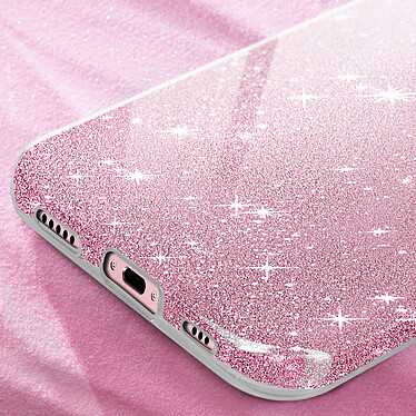 Acheter Avizar Coque Paillette pour iPhone 16 Hybride Design Glamour Rose Poudré