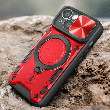 Avis Avizar Coque MagSafe pour iPhone 15 Protection Caméra intégrée  Rouge