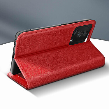 Acheter Avizar Étui pour Xiaomi 13 Lite portefeuille et support vidéo motif croisillon  Rouge