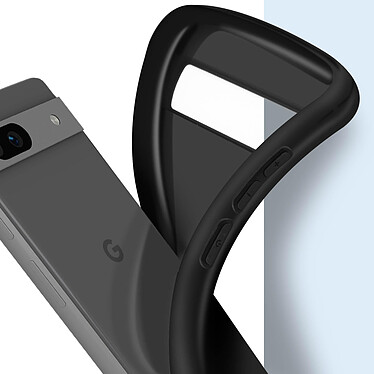 Acheter Avizar Coque pour Google Pixel 7a en Silicone gel flexible fine et légère  Noir