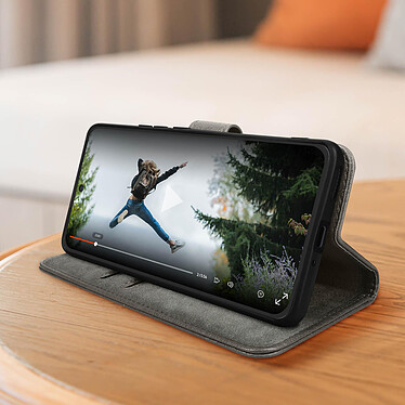 Avis Avizar Housse pour Xiaomi 13 portefeuille rangement carte support vidéo  gris