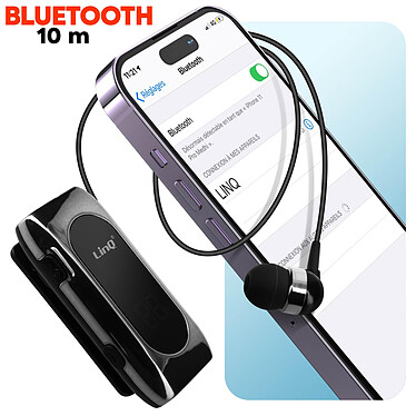 Acheter Oreillette Bluetooth Autonomie 20 Heures Connexion Multipoint R8388 LinQ Argent