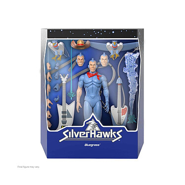 SilverHawks - Figurine Ultimates Bluegrass 18 cm pas cher