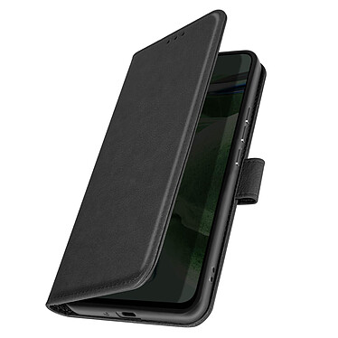 Avizar Etui folio Noir Porte-Carte pour Samsung Galaxy A7 2018