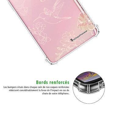 Acheter LaCoqueFrançaise Coque Samsung Galaxy S20 Silicone antichocs Solides coins renforcés  transparente Motif Fleurs Blanches