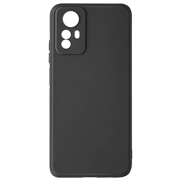 Avizar Coque pour Xiaomi Redmi Note 12S Silicone Souple Soft Touch Mat Noir