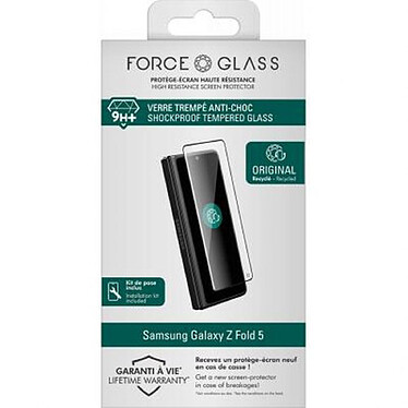 Force Glass Protection d'écran pour Samsung Galaxy Z Fold 5 en Verre trempé 2.5D Original Transparent pas cher