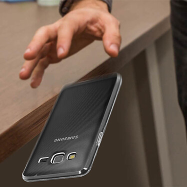 Avizar Coque Samsung Galaxy J5 Protection Silicone Souple Ultra-Fin Transparent pas cher