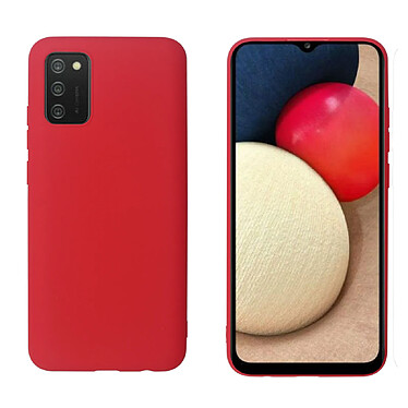 Avis Myway Coque pour Samsung Galaxy A02S COLORED Souple en TPU Rouge