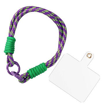 Avizar Bracelet pour téléphone Lanière courte Nylon Violet