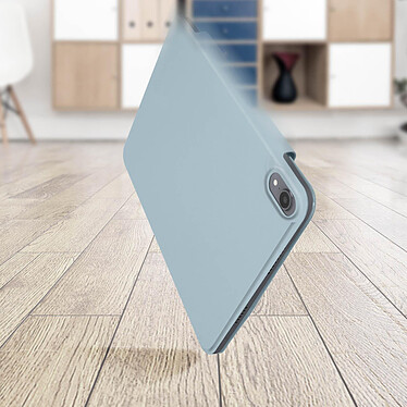 Avis Avizar Étui Trifold iPad Mini 2021 Magnétique avec Fonction Support Vidéo bleu