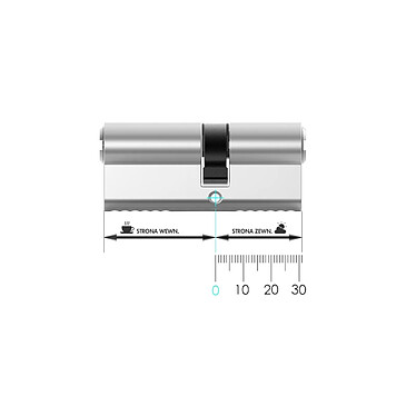 Tedee - Cylindre modulaire GERDA 30-61mm/30mm