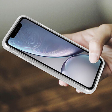 Avis Avizar Coque Apple iPhone XR Coque Cristal Bi-matière - Transparent