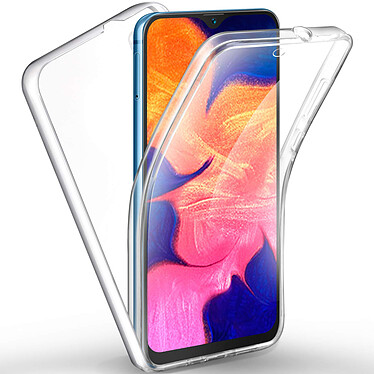 Evetane Coque Samsung Galaxy A10 360° intégrale protection avant arrière silicone transparente Motif