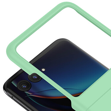 Avizar Coque pour Motorola Razr 40 Ultra Polycarbonate Rigide Soft Touch  Vert pas cher