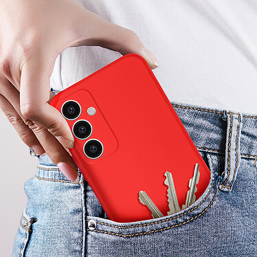Acheter Avizar Coque pour Samsung Galaxy S23 FE Semi-rigide Soft-touch Fast Cover Rouge