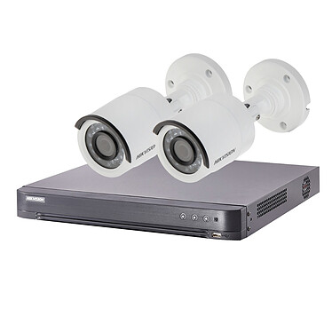 Hikvision - Kit vidéo surveillance Turbo HD 2 caméras bullet N°2