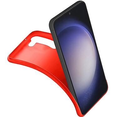 3mk Coque pour Samsung S23 Souple Mat Anti-Chutes 1.25m  Matt Case rouge pas cher