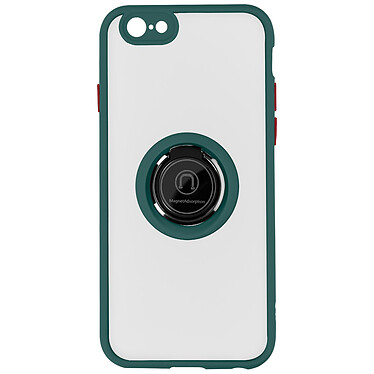 Avizar Coque iPhone 6 et 6S Bi-matière Bague Métallique Support Vidéo vert