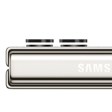 Avizar Verre Trempé Caméra pour Samsung Galaxy Z Flip 5 Dureté 9H Contour Métal  Noir pas cher