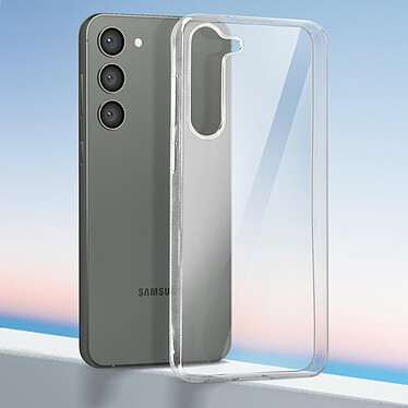 Avizar Coque pour Samsung Galaxy S23 Silicone Gel Souple Flexible Ultra-fine  Transparent pas cher
