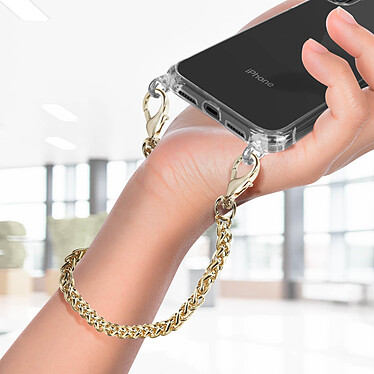 Acheter Avizar Coque iPhone XR Anneau personnalisable avec bijou/Chaîne - Transparent