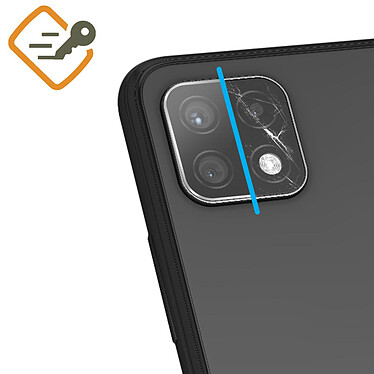 Avizar Film Caméra pour Samsung Galaxy A22 5G Verre Trempé 9H Anti-traces  Transparent pas cher